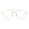 Raphael Optical / White Gold Metal & Blue-Light Lens